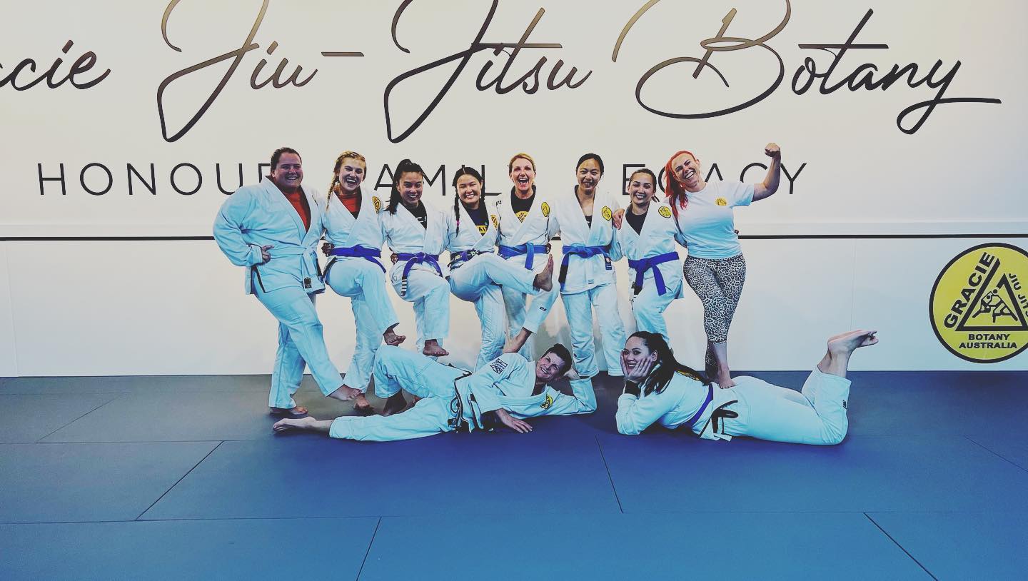 gracie jiu jitsu botany female members